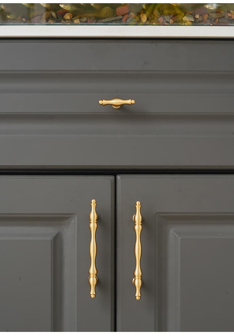 Crescent Brass Handle